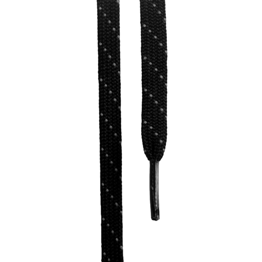 Schuhb&amp;#228;ndel flach schwarz / grau