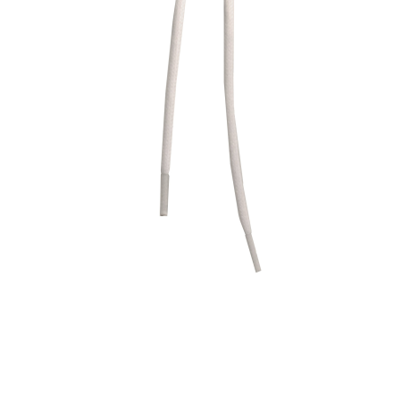 Schuhb&#228;ndel rund weiss