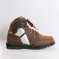 Alm Protect rehbraun sch&#252;tzt das instabile Sprunggelenk vor Umknicken und unterst&#252;tz bei unsicherem Gang. Outdoorschuh mit Profilsohle und Umknickschutz